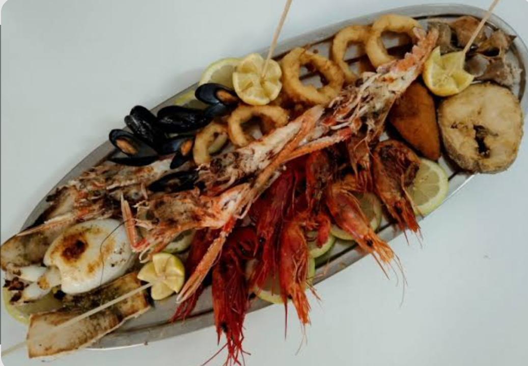 Parrillada de marisco a la plancha - Sugerencia del chef, Restaurante Arguineguín